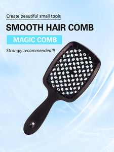 Air Cushion Comb Tangled Hair Comb Hair Brush Massage Anti-Static Hollow Out Wet Curly Hair Brushes Barber Styling Tool